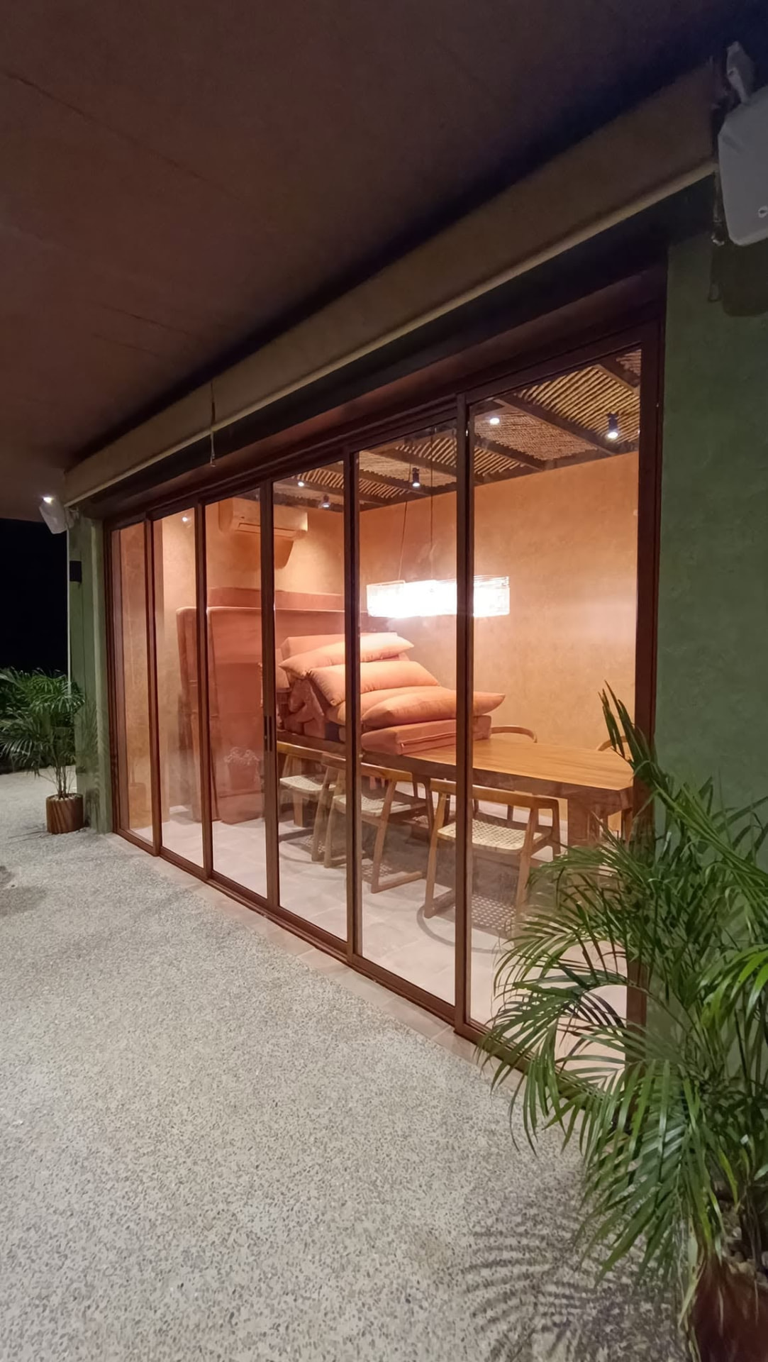 Multi-Panel Sliding Glass Wall